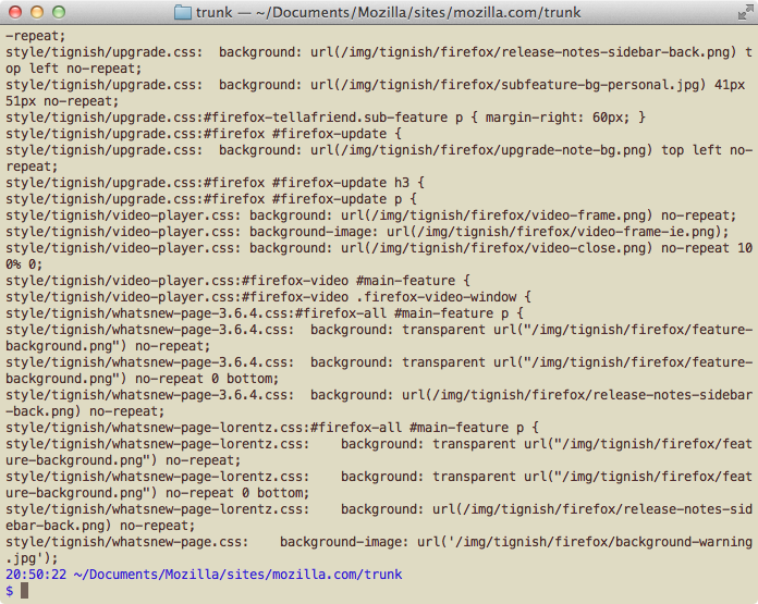 Grep, c'est moche